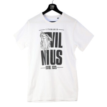 Organinės medvilnės Vilnius Lithuania ESTD 1323 marškinėliai