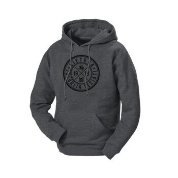 Pilkas džemperis su gobtuvu Lietuva Istorija tęsiasi