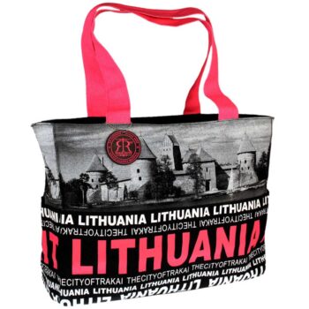 Moteriška rankinė Lithuania Trakai su pilies vaizdu