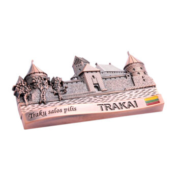 Metalinis šaldytuvo magnetas Trakų pilis