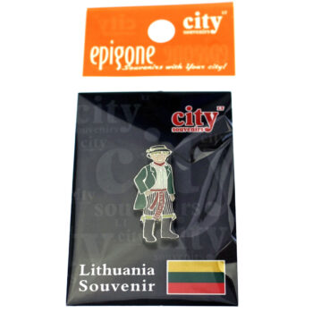 Lithuania suvenyras ženkliukas pakuotėje