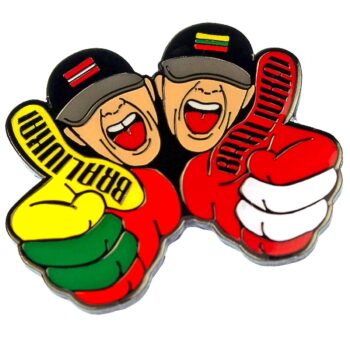 Braliukai krepšinio sirgaliai ženkliukas