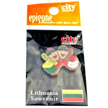 Braliukai Lithuania ženkliukas pakuotėje