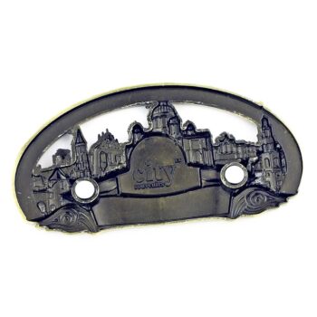 Metalinis magnetas Kaunas – magneto nugarėlė