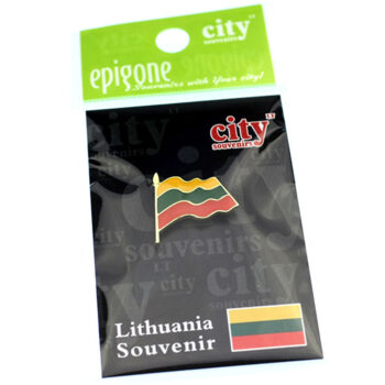 Lietuvos vėliavos ženkliukas pakuotėje