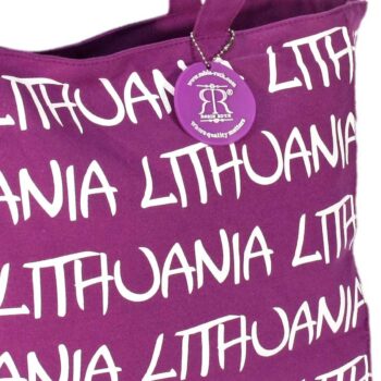 Violetinė moteriška rankinė