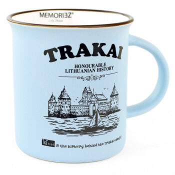 pastelinis puodelis trakai pilis suvenyras lietuva