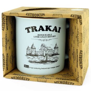 trakai puodelis dėžutėje castle souvenir lithuania