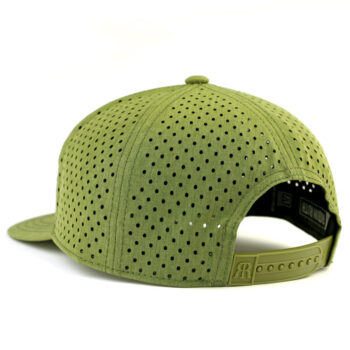 Žalia sportinė kepurė „Lietuva“ su snapback užsegimu (galas)