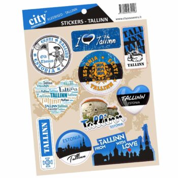 Tallinn lipdukų rinkinys 10 vienetų