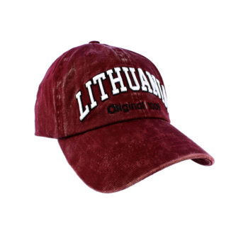 Bordo vintage kepurė Lietuva Original 1009