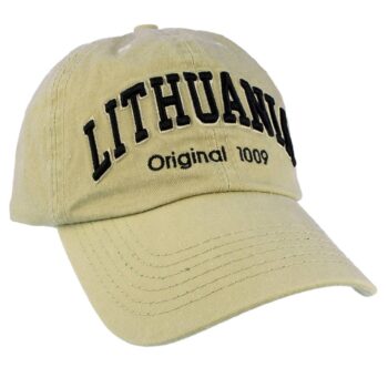 Šviesi kepurėlė su užrašu LITHUANIA Original 1009