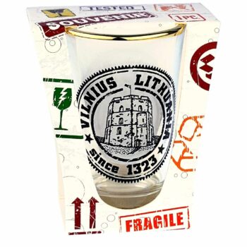 Suvenyrinė taurelė Vilnius 1323 su pakuote