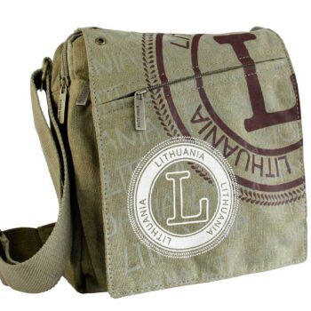 Unisex rankinė per petį Lithuania Classic su subtiliu dizainu