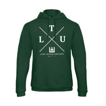 Žalias LTU džemperis su Lietuvos simbolika