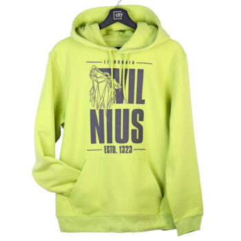 Žalsvos spalvos organinės medvilnės džemperis Vilnius