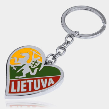 Raktų pakabukai su Lietuva ir miestų simbolika