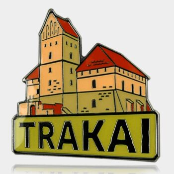 Metaliniai ženkliukai su Lietuva ir miestų simbolika