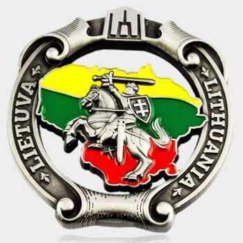 Šaldytuvo magnetai su Lietuva ir miestų simbolika