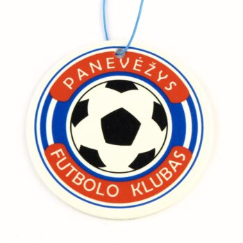 Oro gaiviklis automobiliui FK Panevėžys su futbolo kamuolio simboliu