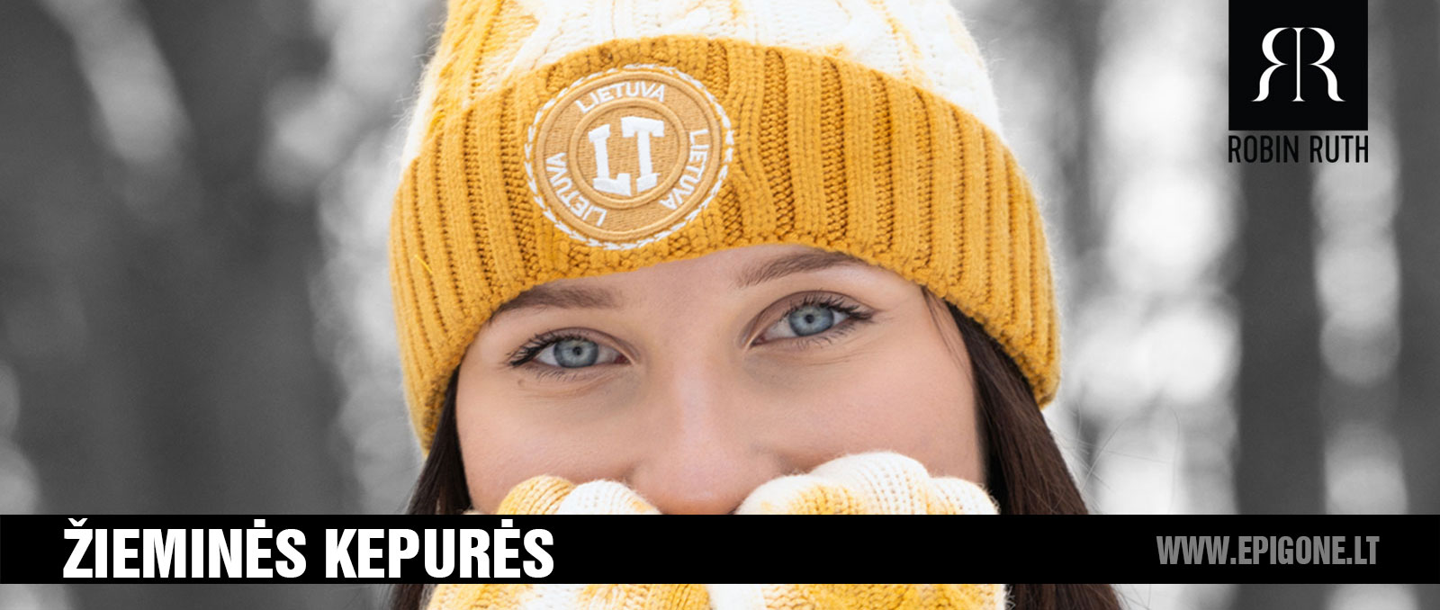 Žieminės kepurės „Lietuva“ šilta ir stilinga