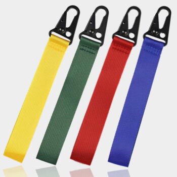 Raktų pakabukai su juostelėmis