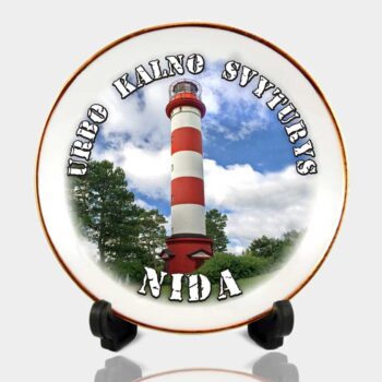 Porcelianinės lėkštutės su stoveliu