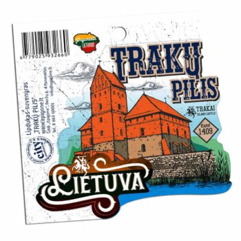 Trakų pilies lipdukas Lietuva