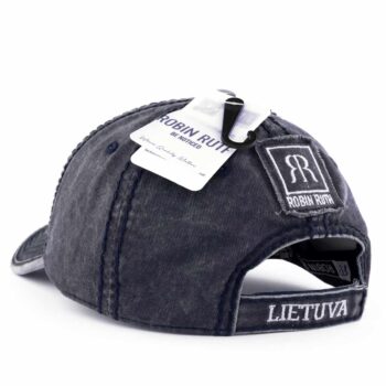 Mėlyna kepurė Lietuva su Robin Ruth logotipu iš galo
