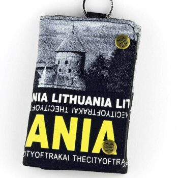 Medžiaginė piniginė Lithuania su Trakų pilimi